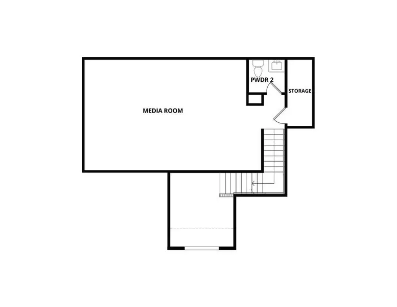 2D floor plan layout of this home in The Woodlands, Krugerville, TX (Image 3).