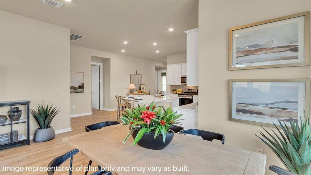 Furnished interior view inside a new home in The Preserve at Forum, Grand Prairie (Image 22).