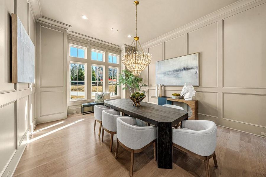 Furnished interior view inside a new home in , Milton (Image 67).