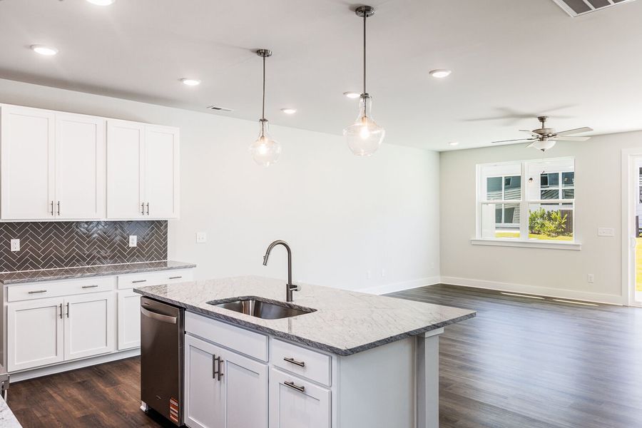 Furnished interior view inside a new home in Vaughan Farms, Angier (Image 6).