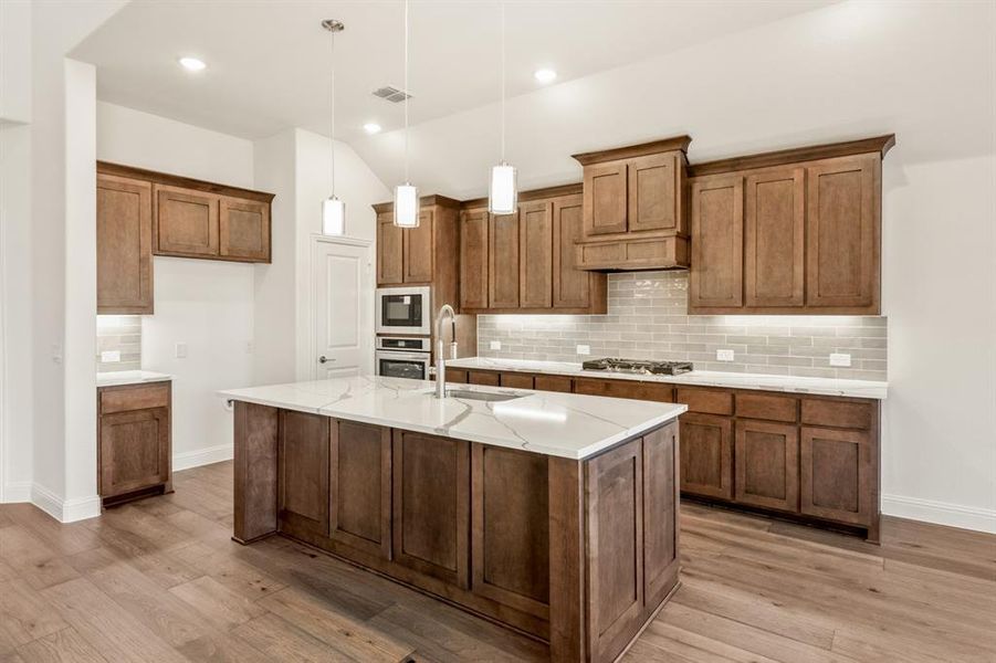 Furnished interior view inside a new home in Country Lakes, Denton (Image 10).