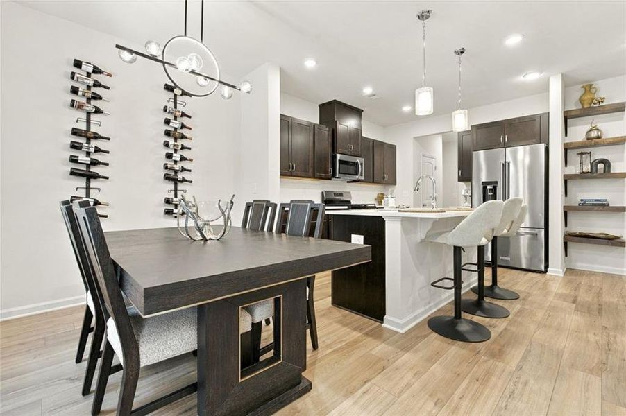 Furnished interior view inside a new home in , Sugar Hill (Image 40). Furnished interior view inside a new home in , Sugar Hill (Image 40).