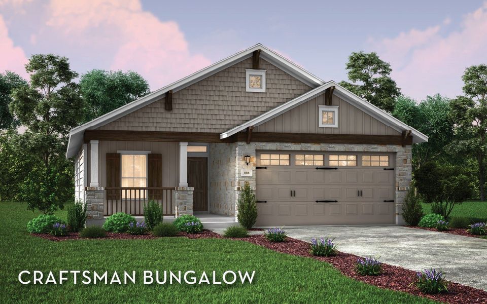 Representative exterior photo of a completed home built from the Apache by CastleRock Communities in Homestead, Schertz, TX (Image 2). Representative exterior photo of a completed home built from the Apache by CastleRock Communities in Homestead, Schertz, TX (Image 2).