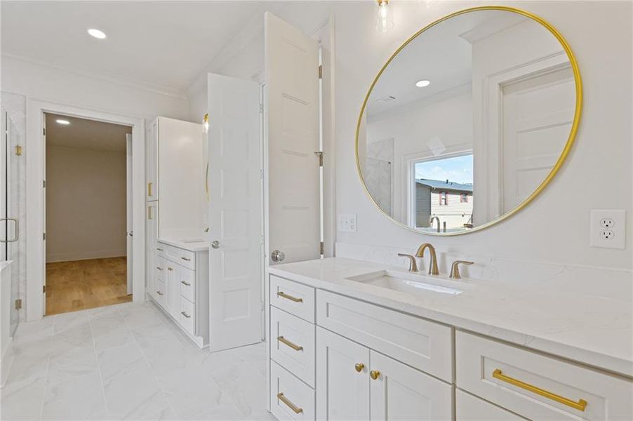 Furnished interior view inside a new home in , Canton (Image 11).