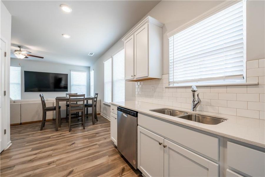 Furnished interior view inside a new home in , Atlanta (Image 12).