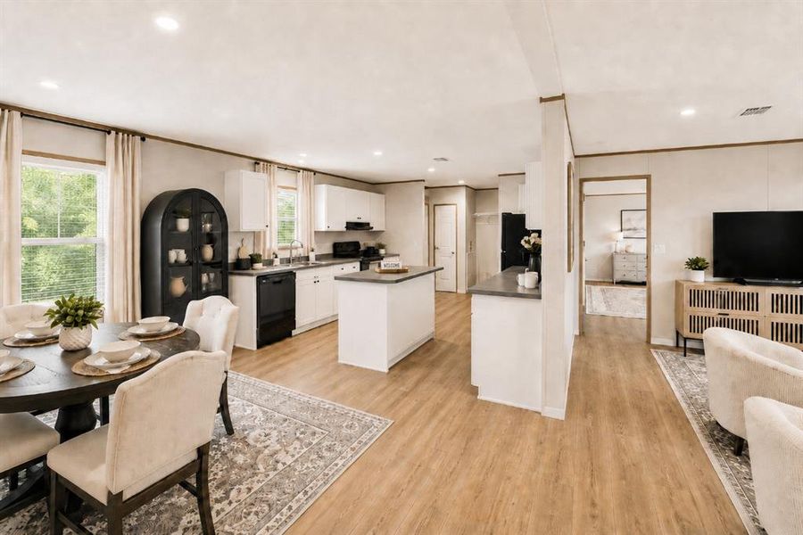 Furnished interior view inside a new home in , Poolville (Image 11).