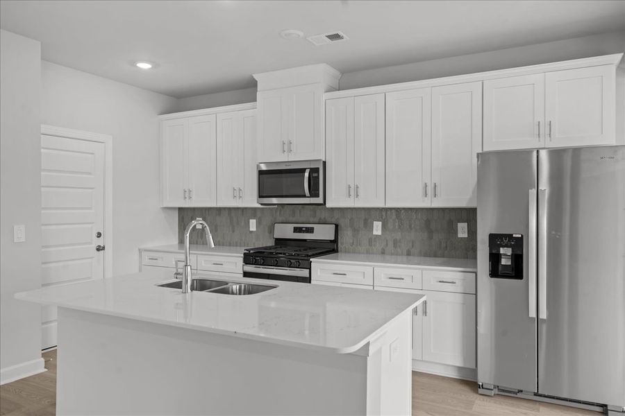 Furnished interior view inside a new home in Creek Ridge - Heritage Collection, Spartanburg (Image 6).