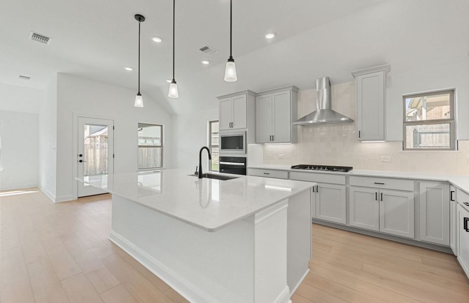 Furnished interior view inside a new home in Crescent Bluff, Georgetown (Image 5).