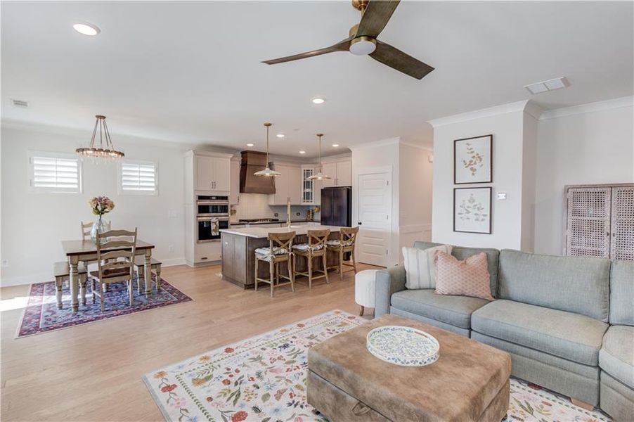 Furnished interior view inside a new home in Cambridge, Flowery Branch (Image 10).