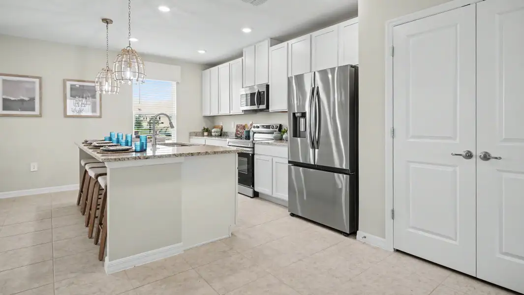 Furnished interior view inside a new home in Malabar Springs, Palm Bay (Image 12).