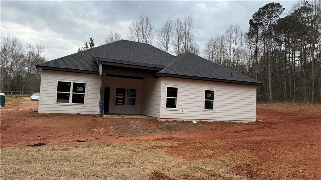 In-progress construction of a new home in , Maysville, GA (Image 24).