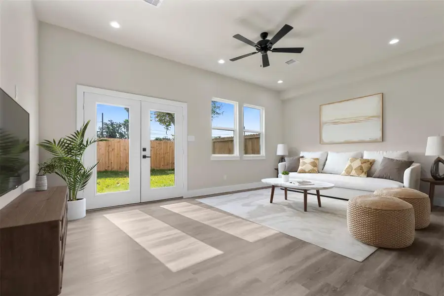 Furnished interior view inside a new home in , Houston (Image 3). Furnished interior view inside a new home in , Houston (Image 3).