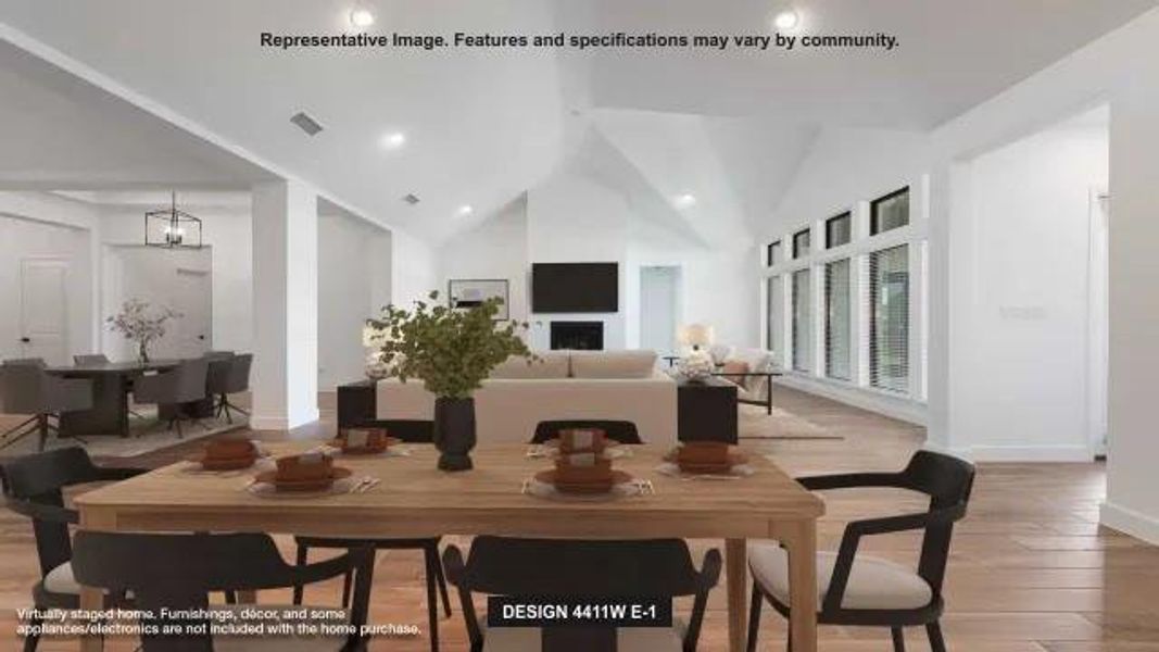 Furnished interior view inside a new home in Bristol Valley, Heath (Image 6). Furnished interior view inside a new home in Bristol Valley, Heath (Image 6).