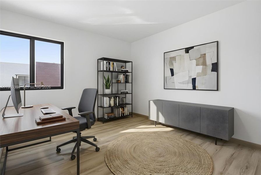 Furnished interior view inside a new home in , Florida City (Image 13).