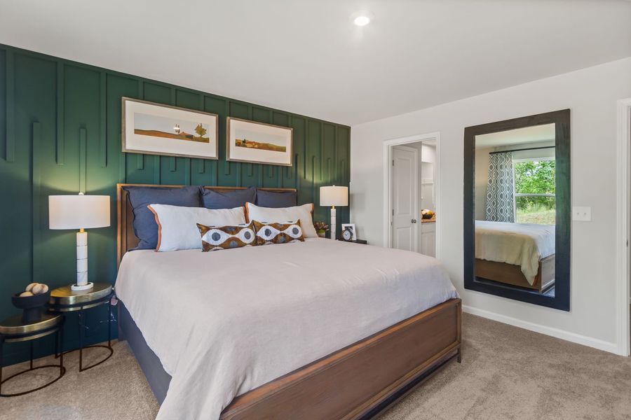 Representative furnished interior of a home built from the The Pointe by Stanley Martin Homes in Westbriar Woods Townhomes, Spartanburg (Image 16).