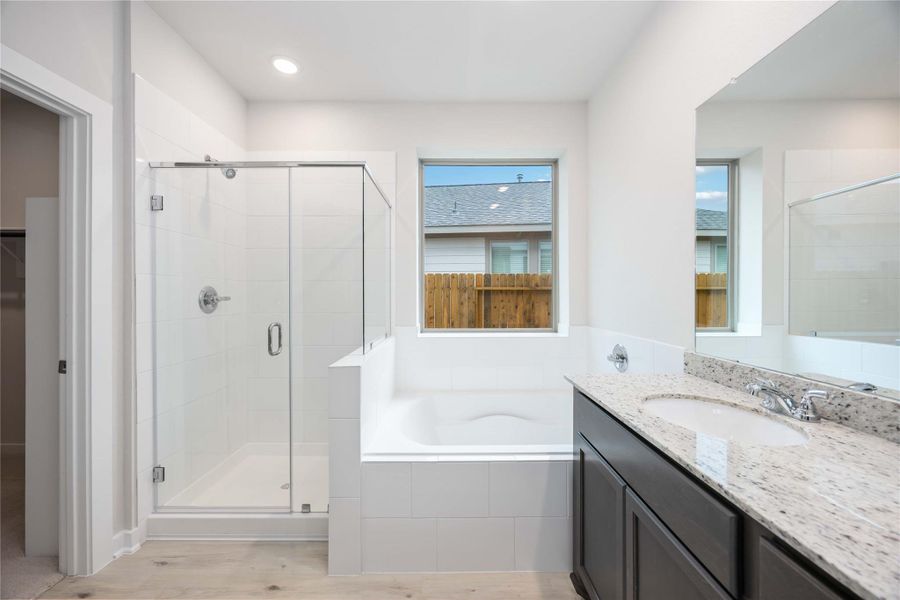 Furnished interior view inside a new home in Granger Pines, Conroe (Image 6). Furnished interior view inside a new home in Granger Pines, Conroe (Image 6).