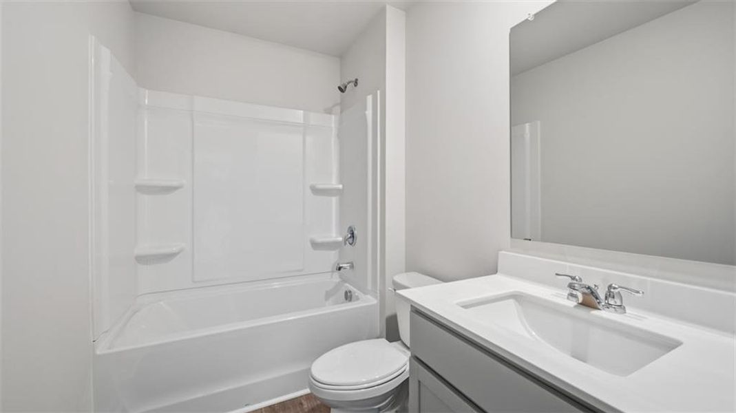 Furnished interior view inside a new home in Twin Lakes, Hoschton (Image 12). Furnished interior view inside a new home in Twin Lakes, Hoschton (Image 12).