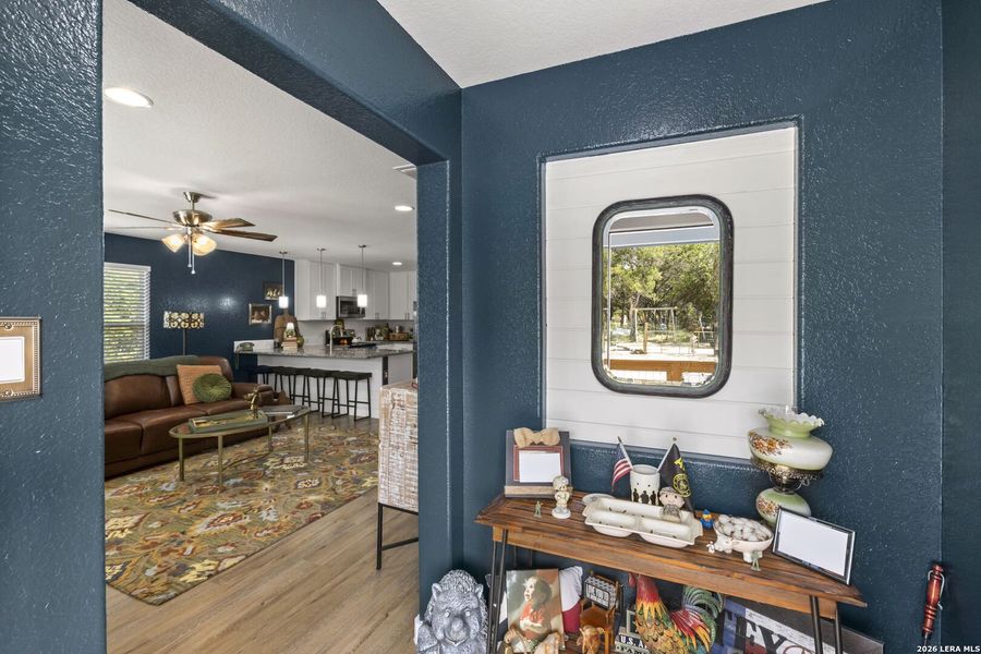 Furnished interior view inside a new home in , Bandera (Image 39).