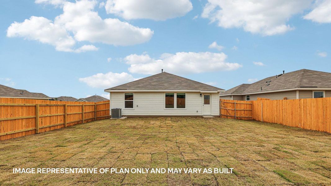 Exterior details and patio area of a home in Talavera, Kyle (Image 4).