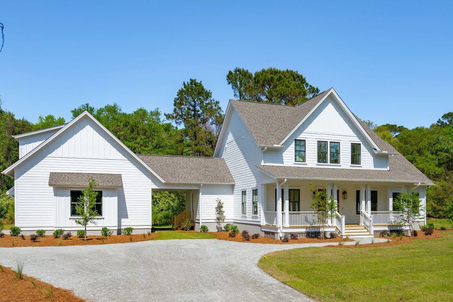 Front exterior of a new home in , Johns Island, SC, highlighting curb appeal (Image 33).