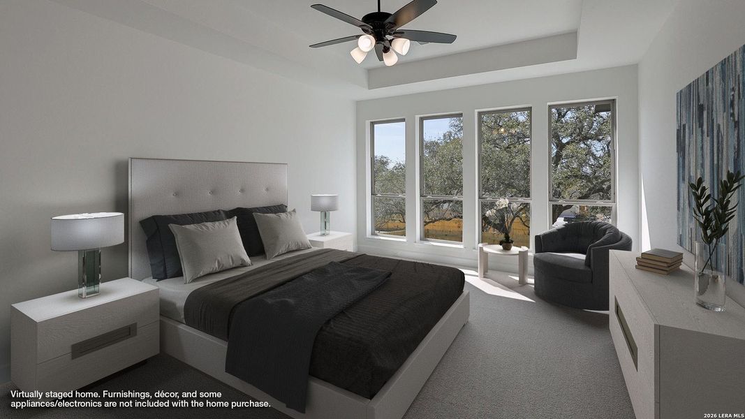 Furnished interior view inside a new home in The Ranches at Creekside, Boerne (Image 8).