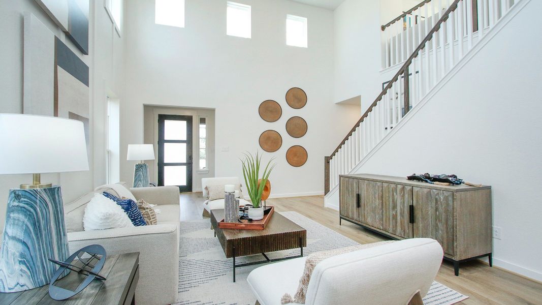 Furnished interior view inside a new home in Colony at Pinehurst, Pinehurst (Image 13).