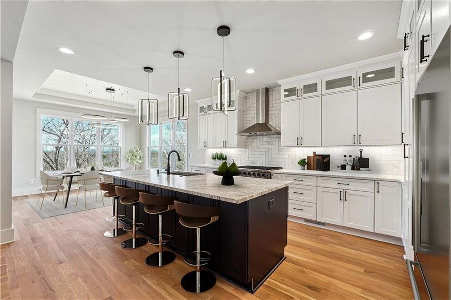 Furnished interior view inside a new home in , Dawsonville (Image 9).