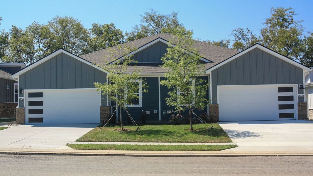 Front exterior of a new home in Nexus South, Gallatin, TN, highlighting curb appeal (Image 22).
