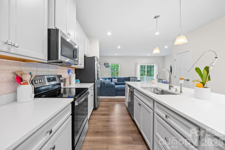 Furnished interior view inside a new home in , Gastonia (Image 15).