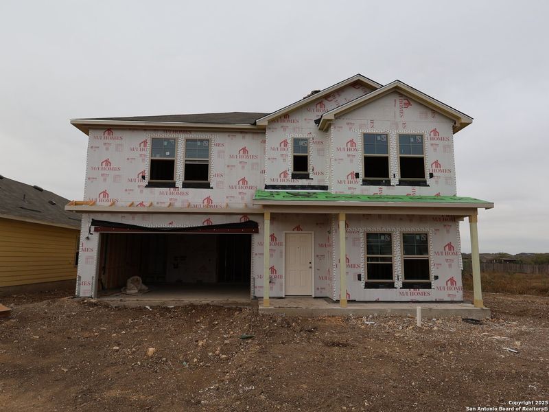 In-progress construction of a new home in Winding Brook, San Antonio, TX (Image 28).