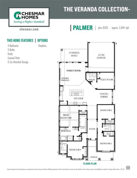 Palmer Floorplan