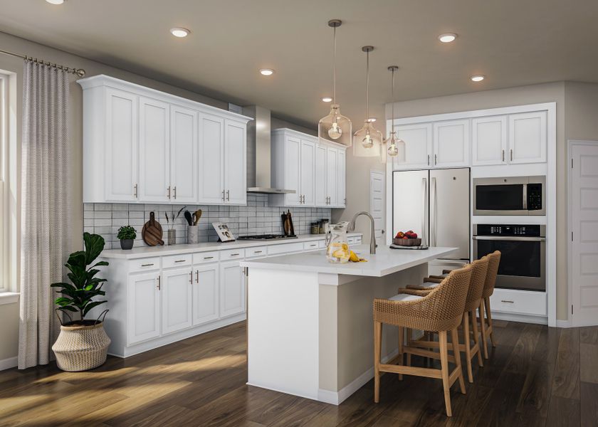 Furnished interior view inside a new home in Flora, Hutto (Image 5).