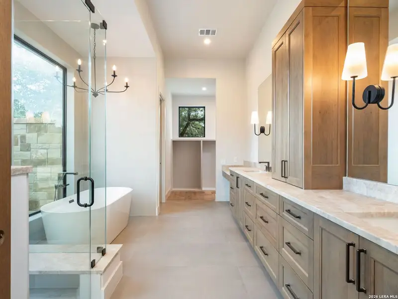 Furnished interior view inside a new home in , San Antonio (Image 32).