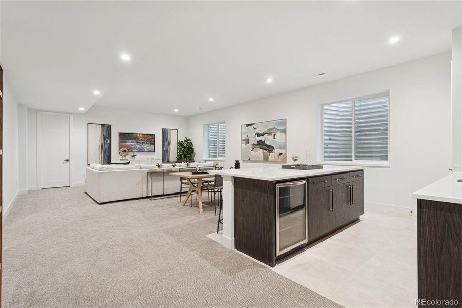 Furnished interior view inside a new home in , Denver (Image 42).
