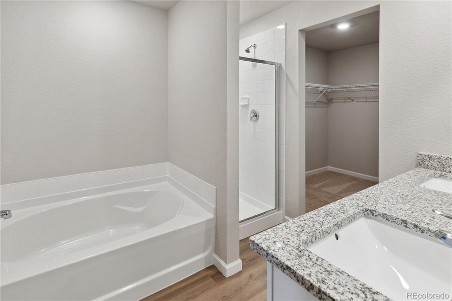 Furnished interior view inside a new home in Cottonwood Greens, Fort Lupton (Image 5).