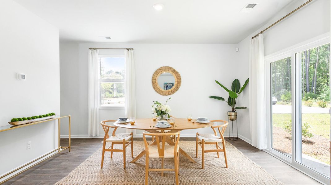 Furnished interior view inside a new home in Hillcrest, Ravenel (Image 14). Furnished interior view inside a new home in Hillcrest, Ravenel (Image 14).