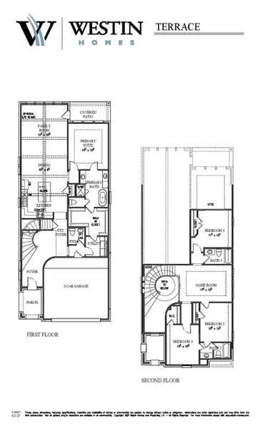 2D floor plan layout of this home in Austin Point - 40', Richmond, TX (Image 3). 2D floor plan layout of this home in Austin Point - 40', Richmond, TX (Image 3).