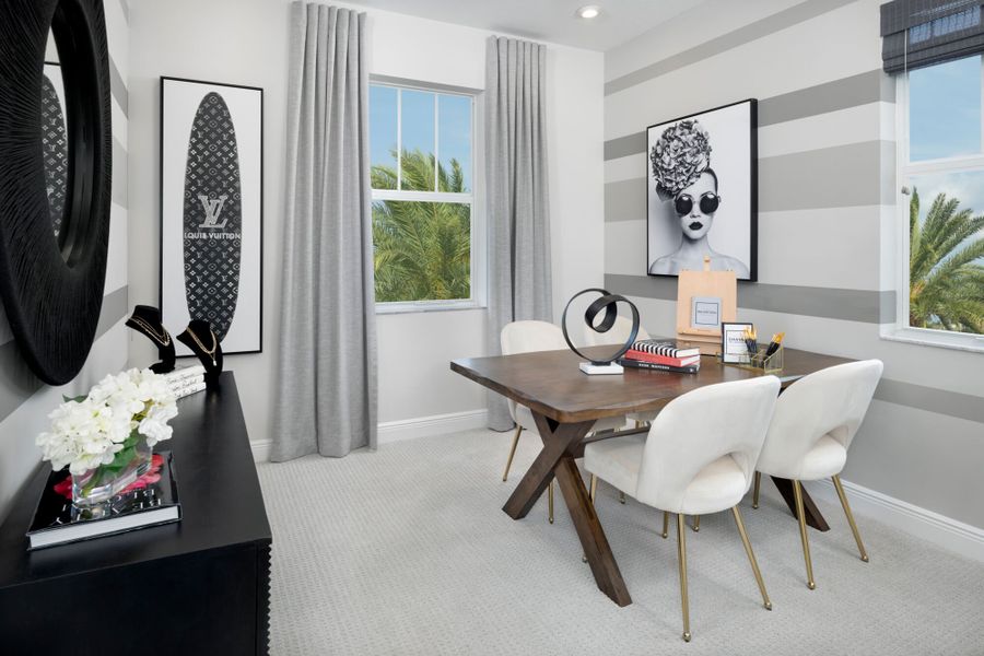 Representative furnished interior of a home built from the Eastwind by Mattamy Homes in Avila, Jensen Beach (Image 13).