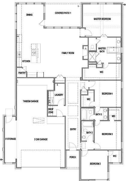2D floor plan layout of this home in Esperanza, Boerne, TX (Image 2). 2D floor plan layout of this home in Esperanza, Boerne, TX (Image 2).