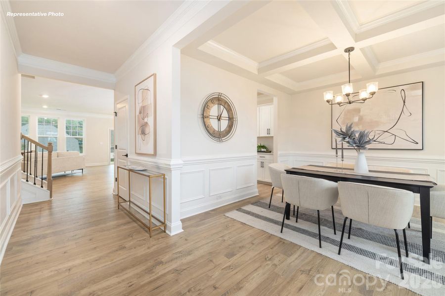 Furnished interior view inside a new home in Falls Cove, Troutman (Image 15).