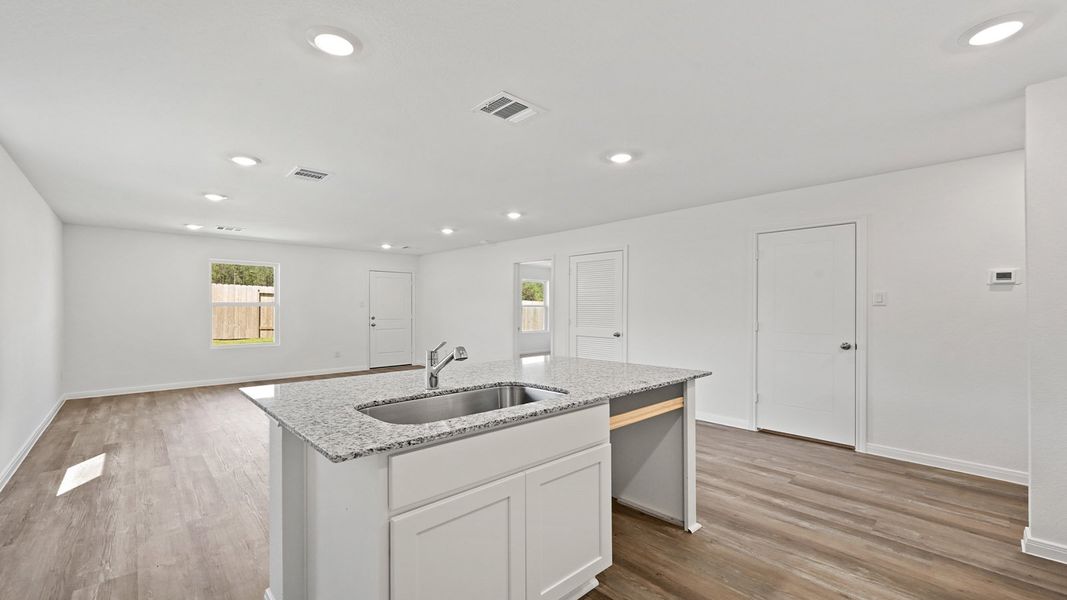 Furnished interior view inside a new home in McCrorey Trails, Conroe (Image 5).