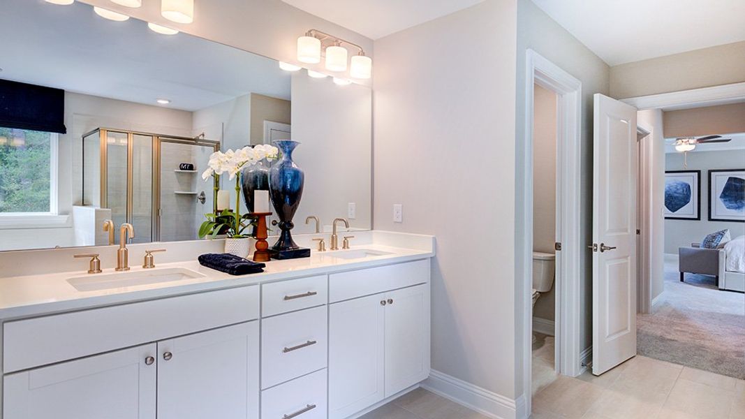 Representative furnished interior of a home built from the Wayland by Taylor Morrison in Hickory Grove, Sanford (Image 31).