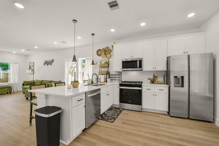 Furnished interior view inside a new home in , Houston (Image 25).