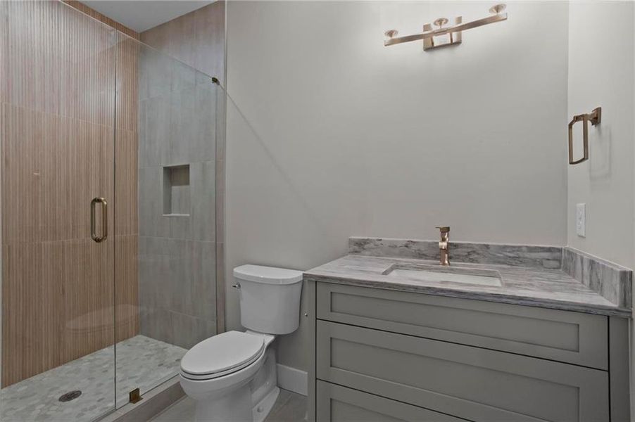 Furnished interior view inside a new home in , Atlanta (Image 12).