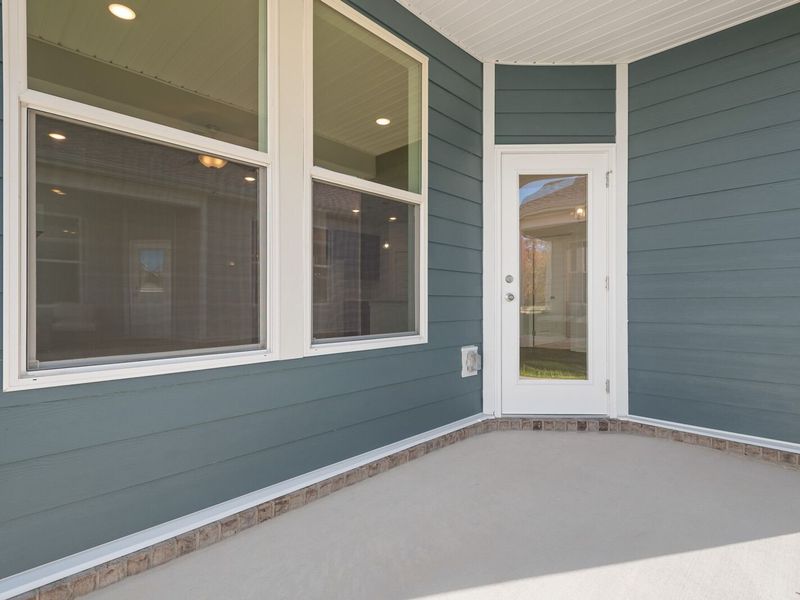 Exterior details and patio area of a home in Sage Farms, White House (Image 21).