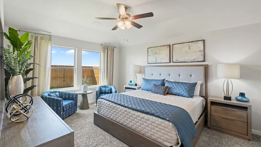 Furnished interior view inside a new home in Royal Oak South, Corpus Christi (Image 9). Furnished interior view inside a new home in Royal Oak South, Corpus Christi (Image 9).