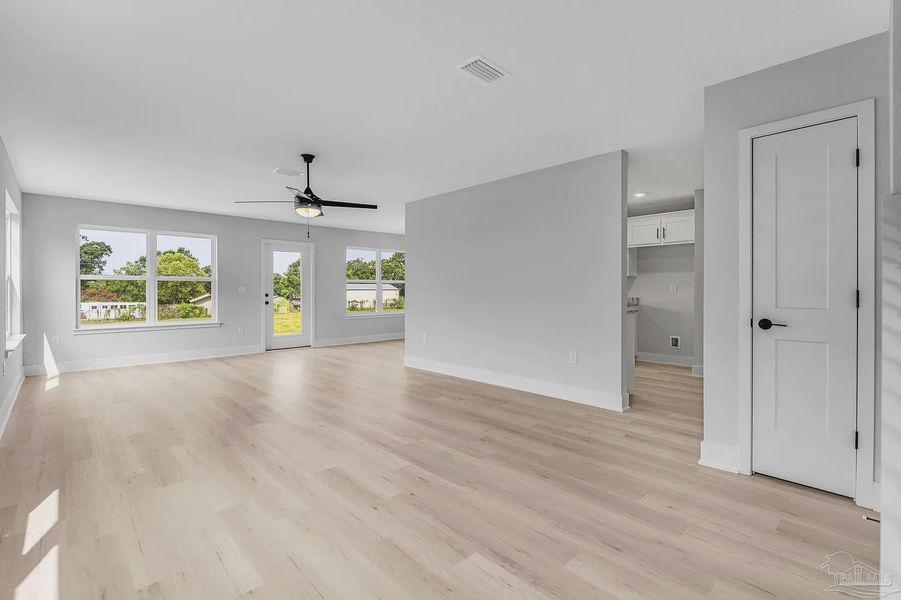 Spacious, unfurnished interior of a new home in Allison Acres, Cantonment (Image 13). Spacious, unfurnished interior of a new home in Allison Acres, Cantonment (Image 13).