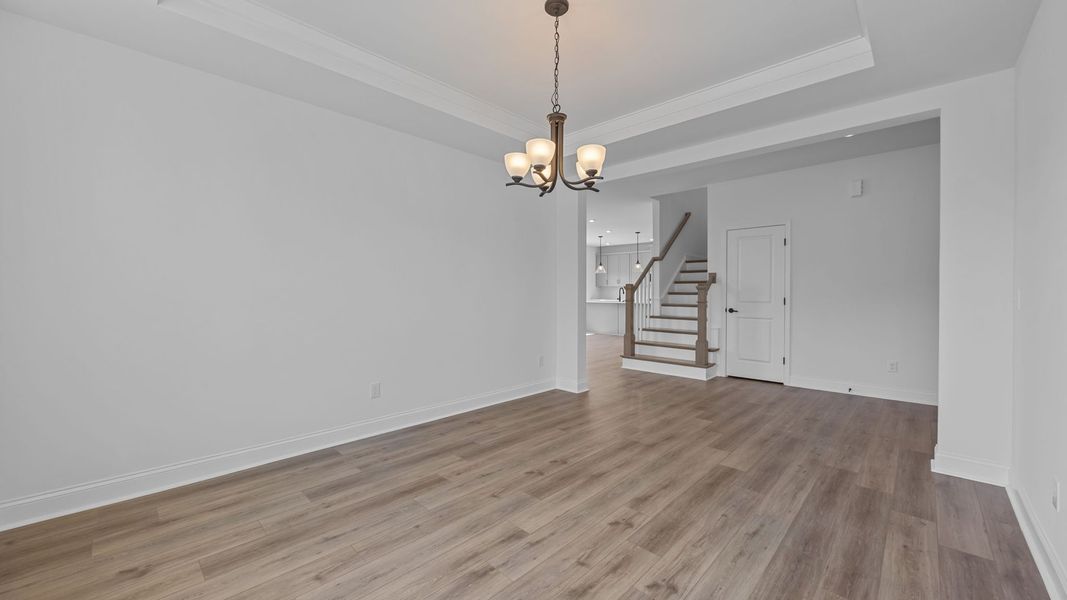 Furnished interior view inside a new home in Lakeside Glen, York (Image 5). Furnished interior view inside a new home in Lakeside Glen, York (Image 5).