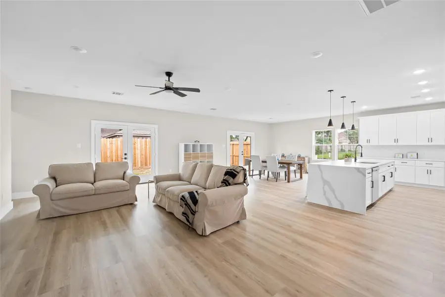 Furnished interior view inside a new home in , Spring (Image 6). Furnished interior view inside a new home in , Spring (Image 6).