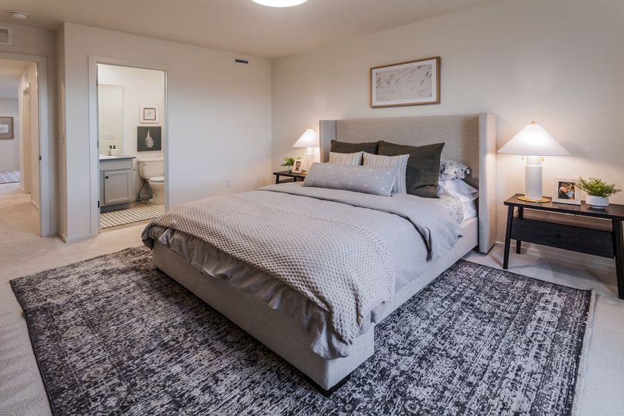 Representative furnished interior of a home built from the Oakley by Hartford Homes in Trailside Story Collection - Single Family Homes, Timnath (Image 30).